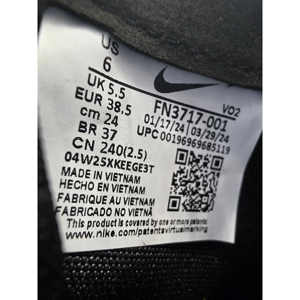 Nike SFB B1‎ Tactical Boots Mens 6 Black Leather Air Zoom FN3717-001